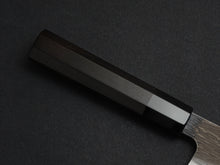 Load image into Gallery viewer, NIGARA VGXEOS KUROUCHI DAMASCUS NAKIRI 165MM OCTAGONAL EBONY HANDLE