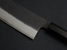 Load image into Gallery viewer, NIGARA VGXEOS KUROUCHI DAMASCUS NAKIRI 165MM OCTAGONAL EBONY HANDLE