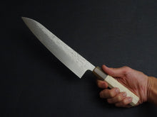 Load image into Gallery viewer, KICHIJI SW WASHIJI DAMASCUS GYUTO 210MM OCTAGONAL HANDLE