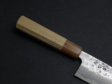 Load image into Gallery viewer, KICHIJI SW WASHIJI DAMASCUS SANTOKU 165MM OCTAGONAL HANDLE