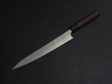 Load image into Gallery viewer, KOTETSU AOGAMI SUPER STAINLESS CLAD SUJIHIKI / CARVING KNIFE 240MM OCTAGONAL ROSEWOOD HANDLE