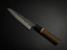 Load image into Gallery viewer, YOSHIKANE SLD DAMASCUS PETTY 135MM OCTAGONAL CHESTNUT HANDLE*