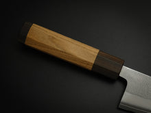 Load image into Gallery viewer, YOSHIKANE SHIROGAMI 2 STAINLESS CLAD NASHIJI GYUTO 210MM OCTAGONAL ENJYU HANDLE*