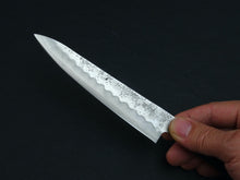 Load image into Gallery viewer, OUL GINSAN NASHIJI PETTY KNIFE 135MM PURPLE HANDLE (NO BOLSTER)