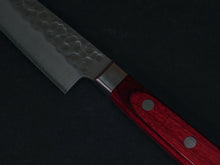 Load image into Gallery viewer, KICHIJI AUS-8 HAMMERED PETTY 135MM RED HANDLE