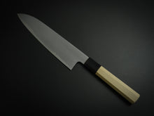 Load image into Gallery viewer, HITOHIRA GOROBEI RIKICHI SHIROGAMI-2 KASUMI GYUTO 210MM MAGNOLIA OCTAGONAL HANDLE