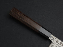 Load image into Gallery viewer, KICHIJI HIKARI SLD STAINLESS CLAD DAMASCUS KUROZOME GYUTO 195MM OCTAGONAL WENGE HANDLE