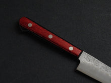 Load image into Gallery viewer, OUL GINSAN NASHIJI PETTY KNIFE 135MM RED HANDLE (NO BOLSTER)
