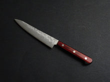 Load image into Gallery viewer, OUL GINSAN NASHIJI PETTY KNIFE 135MM RED HANDLE (NO BOLSTER)