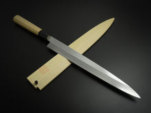 Load image into Gallery viewer, KICHIJI JOSAKU YANAGIBA 300MM OCTAGONAL MAGNOLIA WOOD HANDLE*