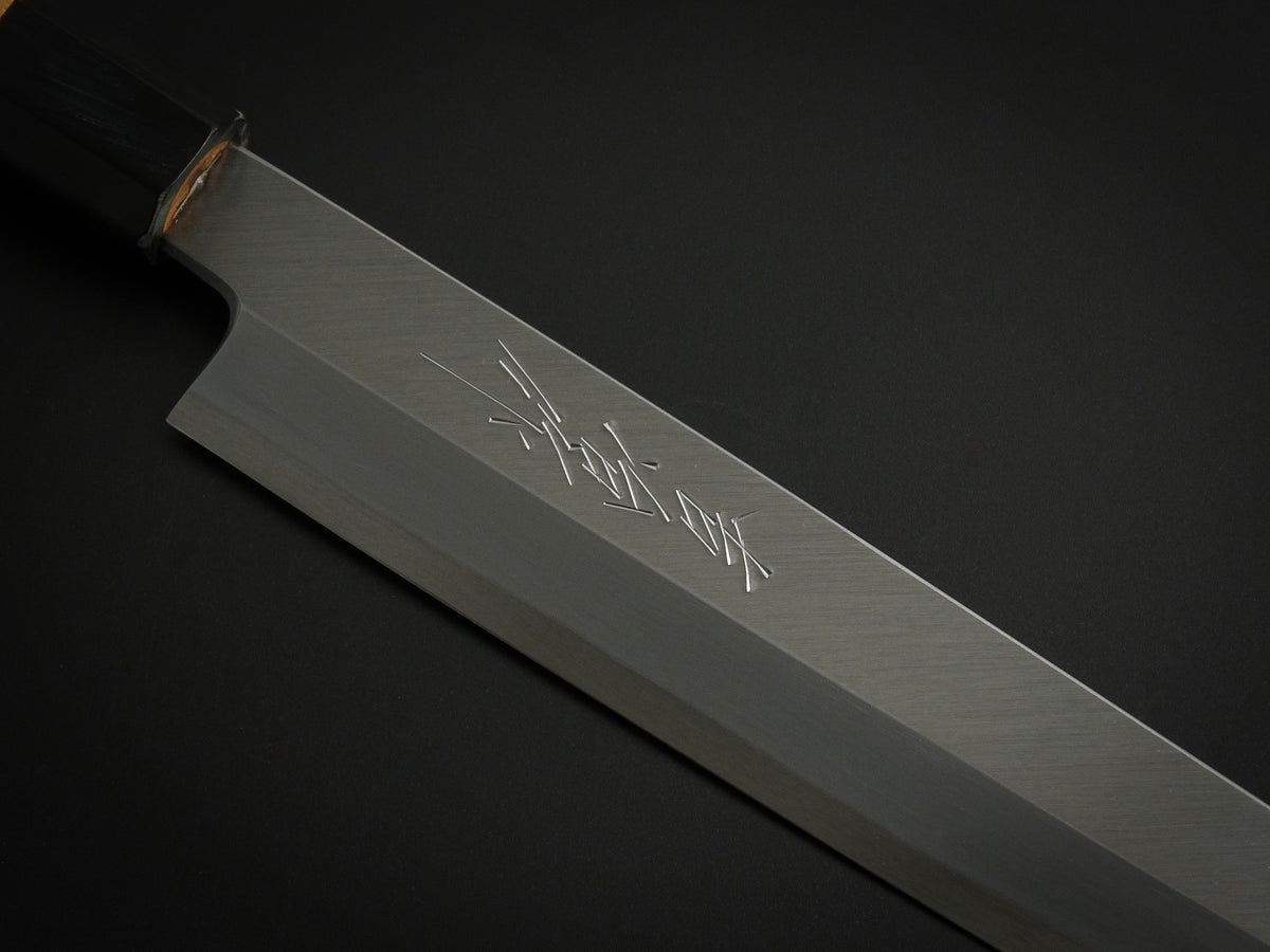 KICHIJI JOSAKU YANAGIBA 300MM OCTAGONAL JAPANESE RED PINE WOOD HANDLE