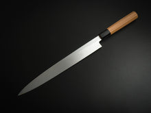 Load image into Gallery viewer, KICHIJI JOSAKU YANAGIBA 300MM OCTAGONAL JAPANESE RED PINE WOOD HANDLE**