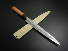 Load image into Gallery viewer, KICHIJI JOSAKU YANAGIBA 270MM OCTAGONAL JAPANESE RED PINE WOOD HANDLE*
