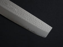 Load image into Gallery viewer, KICHIJI VG-5 HAMMERED NAKIRI 165MM OCTAGONAL AKATSUKI (BURNT & DYED) HANDLE