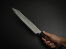 Load image into Gallery viewer, NIGARA AOGAMI SUPER CORE STAINLESS CLAD MIGAKI HAMMERED KIRITSUKE SUJIHIKI 255MM