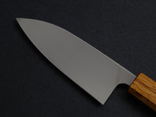 Load image into Gallery viewer, KICHIJI ALL AUS-8 STAINLESS KO-DEBA 120MM OCTAGONAL OAK WOOD HANDLE