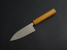 Load image into Gallery viewer, KICHIJI ALL AUS-8 STAINLESS KO-DEBA 120MM OCTAGONAL OAK WOOD HANDLE