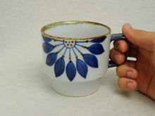 Load image into Gallery viewer, HASAMIYAKI BLUE STACKING MUG CUP