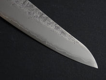 Load image into Gallery viewer, KICHIJI GINREI GINSAN NASHIJI GYUTO 210MM OCTAGONAL MONO EBONY HANDLE