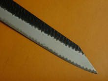 Load image into Gallery viewer, NIGARA SG2 KUROUCHI HAMMERED KIRITSUKE SUJIHIKI 255MM OCTAGONAL WENGE HANDLE*