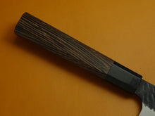 Load image into Gallery viewer, NIGARA SG2 KUROUCHI HAMMERED KIRITSUKE SUJIHIKI 255MM OCTAGONAL WENGE HANDLE*