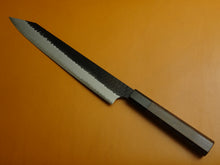 Load image into Gallery viewer, NIGARA SG2 KUROUCHI HAMMERED KIRITSUKE SUJIHIKI 255MM OCTAGONAL WENGE HANDLE*