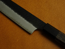 Load image into Gallery viewer, NIGARA SG2 KUROUCHI HAMMERED SUJIHIKI 240MM OCTAGONAL WENGE HANDLE*