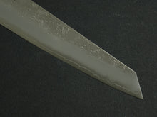 Load image into Gallery viewer, KICHIJI GINREI GINSAN NASHIJI KIRITSUKE GYUTO 205MM OCTAGONAL MONO EBONY HANDLE*