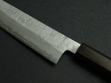 Load image into Gallery viewer, KICHIJI GINREI GINSAN NASHIJI KIRITSUKE GYUTO 205MM OCTAGONAL MONO EBONY HANDLE*
