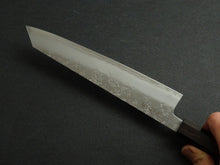 Load image into Gallery viewer, KICHIJI GINREI GINSAN NASHIJI KIRITSUKE GYUTO 205MM OCTAGONAL MONO EBONY HANDLE*