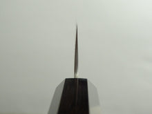 Load image into Gallery viewer, KICHIJI GINREI GINSAN NASHIJI KIRITSUKE GYUTO 205MM OCTAGONAL MONO EBONY HANDLE*