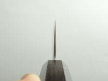 Load image into Gallery viewer, KICHIJI GINREI GINSAN NASHIJI SANTOKU 170MM OCTAGONAL MONO EBONY HANDLE*