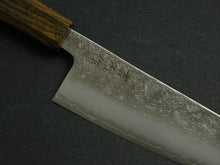 Load image into Gallery viewer, KICHIJI GINREI GINSAN NASHIJI SANTOKU 170MM OCTAGONAL MONO BUBINGA HANDLE*