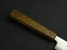 Load image into Gallery viewer, TSUNEHISA VG-10 DAMASCUS PETTY KNIFE 150MM OCTAGONAL BLACK OAKWOOD HANDLE