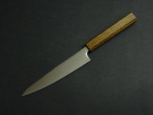 Load image into Gallery viewer, TSUNEHISA VG-10 DAMASCUS PETTY KNIFE 150MM OCTAGONAL BLACK OAKWOOD HANDLE