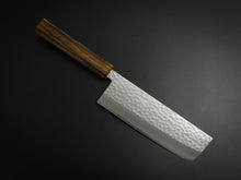 Load image into Gallery viewer, MASUTANI VG-1 GOLD HAMMERED NAKIRI 165MM OAK/BAIKOKU HANDLE