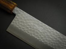 Load image into Gallery viewer, MASUTANI VG-1 GOLD HAMMERED NAKIRI 165MM OAK/BAIKOKU HANDLE