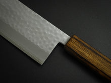 Load image into Gallery viewer, MASUTANI VG-1 GOLD HAMMERED NAKIRI 165MM OAK/BAIKOKU HANDLE