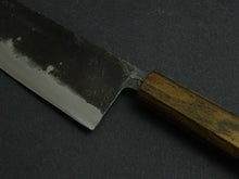 Load image into Gallery viewer, KICHIJI KUROGANE AOGAMI-2 KUROUCHI SANTOKU 165MM OCTAGONAL MONO BUBINGA HANDLE*