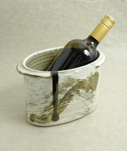 Load image into Gallery viewer, RUBEN ICE PAIL WHITE WITH A PAIR OF TONGS*