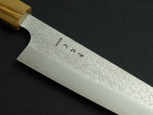 Load image into Gallery viewer, KICHIJI SG2 ARARE GYUTO 210MM OCTAGONAL OLIVE MONO HANDLE*