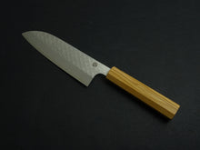 Load image into Gallery viewer, KICHIJI SG2 ARARE SANTOKU 165MM OCTAGONAL OLIVE MONO HANDLE*