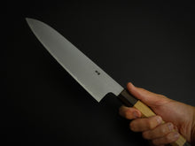 Load image into Gallery viewer, HITOHIRA GOROBEI RIKICHI AOGAMI-2 KASUMI GYUTO 210MM CHERRY WOOD HANDLE*
