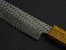 Load image into Gallery viewer, KICHIJI AUS-10 NAWAME DAMASCUS SUJIHIKI 240MM OCTAGONAL BURNT OAK HANDLE