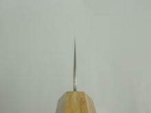 Load image into Gallery viewer, KICHIJI HAYABUSA VG-10 HAMMERED NAKIRI KNIFE 170MM OCTAGONAL MONO OLIVE HANDLE
