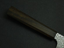 Load image into Gallery viewer, KICHIJI HAYABUSA VG-10 HAMMERED NAKIRI KNIFE 170MM OCTAGONAL MONO BUBINGA HANDLE