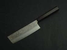 Load image into Gallery viewer, KICHIJI GINREI GINSAN NASHIJI NAKIRI 160MM OCTAGONAL MONO EBONY HANDLE