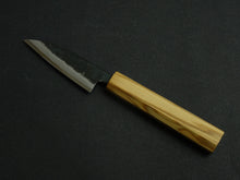 Load image into Gallery viewer, HATSUKOKORO SUMI AOGAMI-2 KUROUCHI PARING 80MM OCTAGONAL MONO OLIVE HANDLE