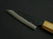 Load image into Gallery viewer, HATSUKOKORO SUMI AOGAMI-2 KUROUCHI PARING 80MM OCTAGONAL MONO OLIVE HANDLE