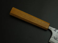 Load image into Gallery viewer, AOGAMI-2 KUROUCHI NASHIJI SMALL NAKIRI 120MM OCTAGONAL OAKWOOD HANDLE